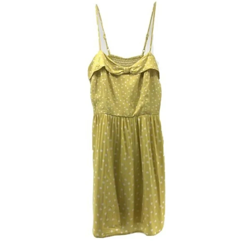 Yellow Polka Dot Retro Fit and Flare Summer Dress